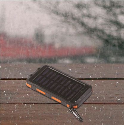 Power Bank Solaire 80 000 mAh - Charge Rapide & Lampe LED