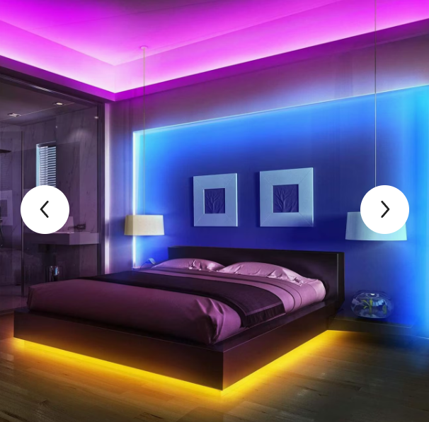 Bande LED RGB intelligente USB pour chambre et salon