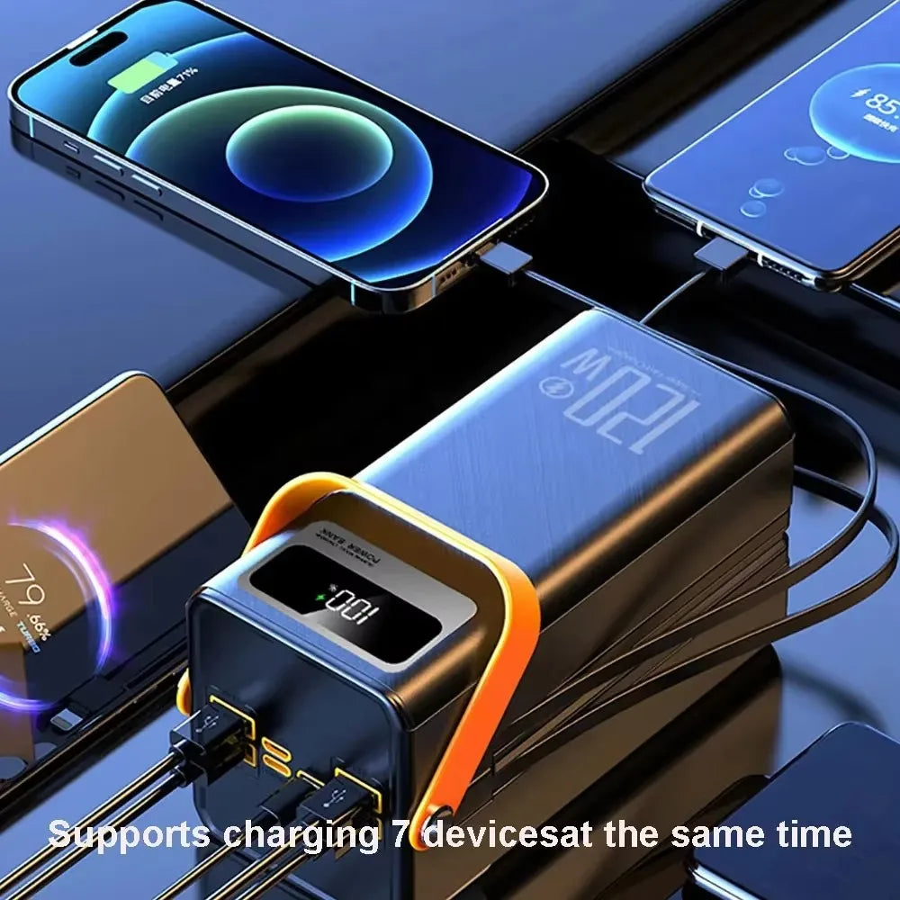 Batterie externe portable OLOEY – 30 000 à 150 000 mAh, 120 W