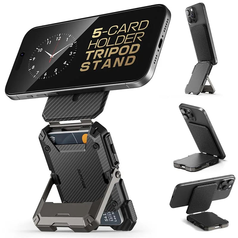 SUPCASE Portefeuille magnétique avec support pour téléphone et porte-cartes pour iPhone 16/15/14/13/12,
