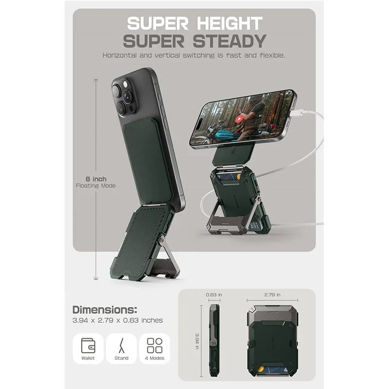 SUPCASE Portefeuille magnétique avec support pour téléphone et porte-cartes pour iPhone 16/15/14/13/12,