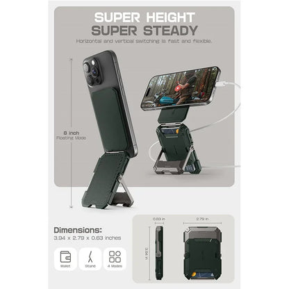 SUPCASE Portefeuille magnétique avec support pour téléphone et porte-cartes pour iPhone 16/15/14/13/12,