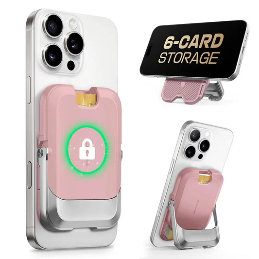 SUPCASE Magnetic Wallet Phone Stand Card Holder pour iPhone série 16/15/14/13 serrure magnétique forte portefeuille With MagSafe avec support