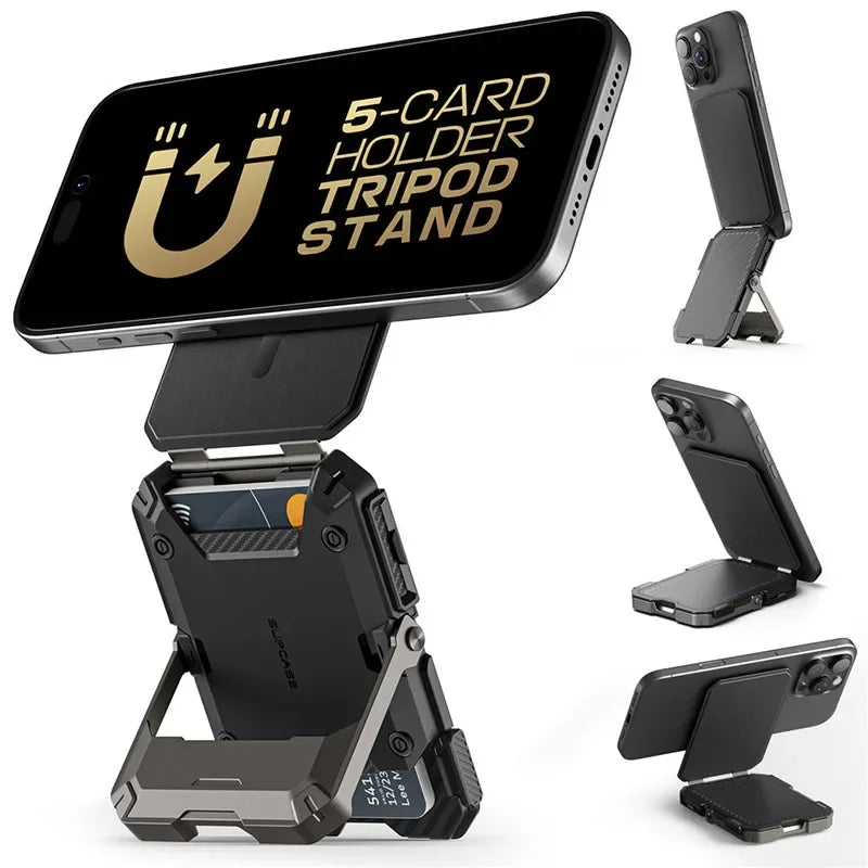 SUPCASE Portefeuille magnétique avec support pour téléphone et porte-cartes pour iPhone 16/15/14/13/12,