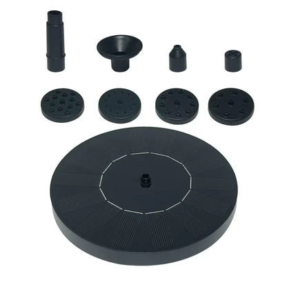 Fontaine Solaire Circulaire Flottante Mini Fontaine de Jardin pour Piscine Extérieure,