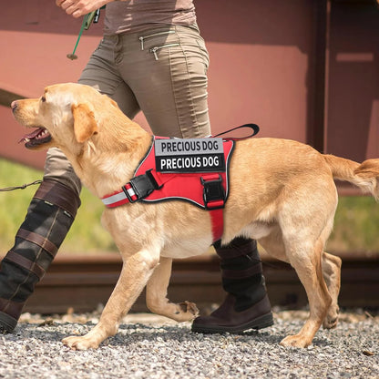 Harnais pour chien réfléchissant, respirant et réglable, sans traction, gilet pour petits, moyens et grands chiens