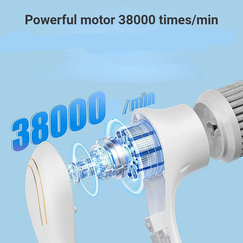 Brosse électrique multifonctionnelle pour livres, lave-auto, sèche-linge de cuisine, outil de vaisselle, baignoire, 5 en 1