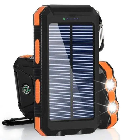 Power Bank Solaire 80 000 mAh - Charge Rapide & Lampe LED