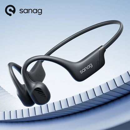 Écouteurs sans fil Sanag b21s à conduction osseuse, Bluetooth 5.4,