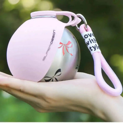Bouteille d'eau en acier inoxydable pour chien, portable,