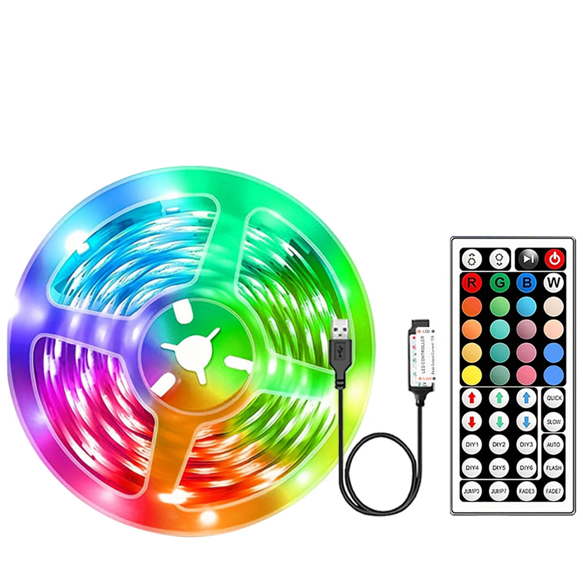 Bande LED RGB intelligente USB pour chambre et salon